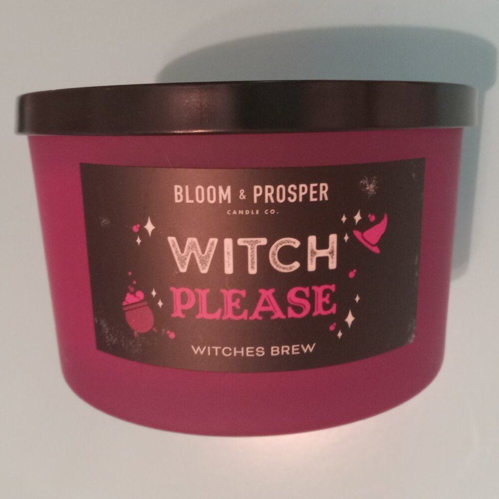 🎃🧙‍♀️ WITCHES BREW🧙‍♀️🎃Witch Please Bloom & Prosper Halloween Candle 14.7 oz